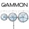 Gammon Percussion Roto Toms 6", 8", 10" Drum Set with Double Braced Stand & Tunable Heads